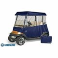 Eevelle Greenline 2 Passenger Drivable Golf Cart Enclosure - Navy GLEN02